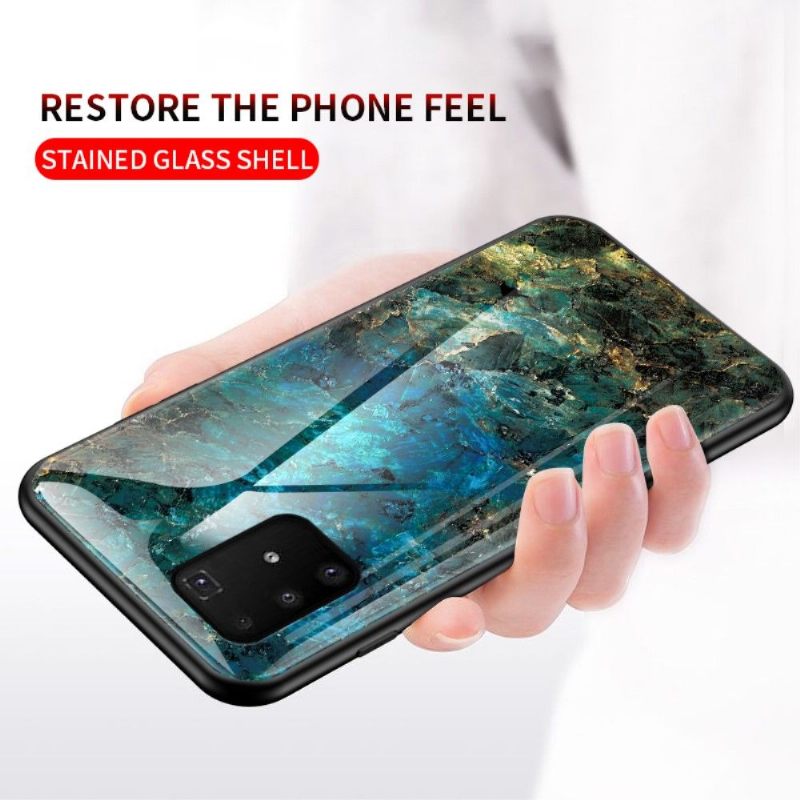 Θήκη Samsung Galaxy S10 Lite Ocean Marble Glass Back