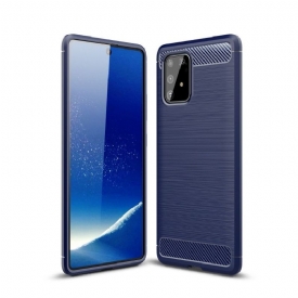 Θήκη Samsung Galaxy S10 Lite Σε Carbon Brushed Gel