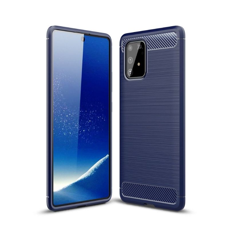 Θήκη Samsung Galaxy S10 Lite Σε Carbon Brushed Gel