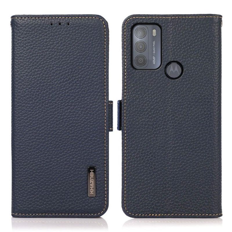 δερματινη θηκη Motorola Moto G50 Khazneh Grained Leather