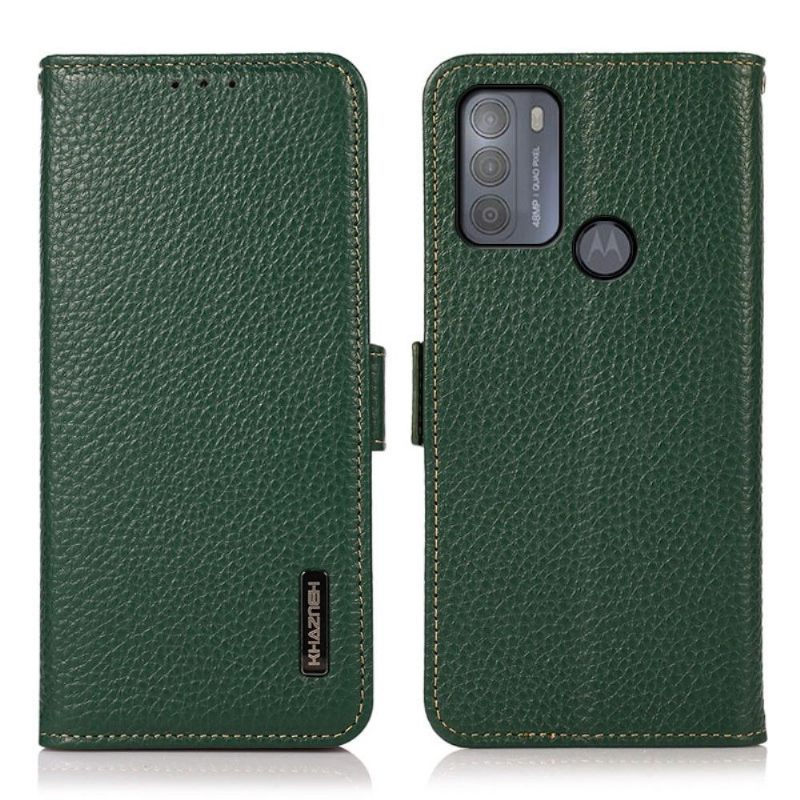 δερματινη θηκη Motorola Moto G50 Khazneh Grained Leather