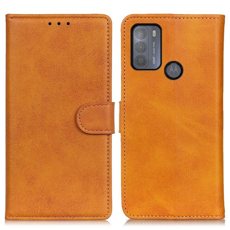 δερματινη θηκη Motorola Moto G50 Marius Matte Leather Effect