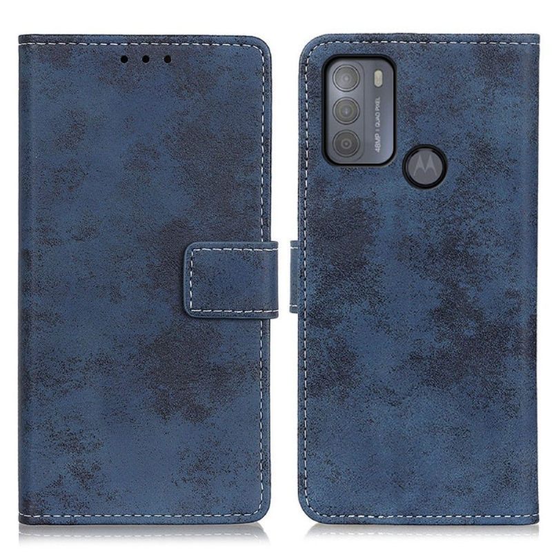 Κάλυμμα Motorola Moto G50 Cyrius Faux Leather Vintage