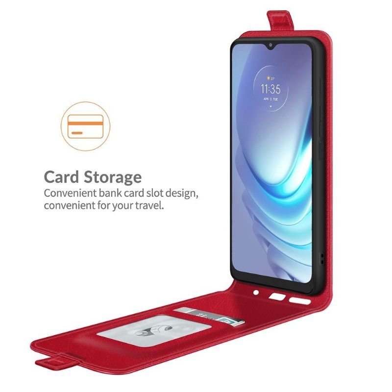 Κάλυμμα Motorola Moto G50 Θήκη Flip Faux Leather Vertical