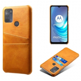 θηκη κινητου Motorola Moto G50 Θήκη Κάρτας Melody Leather Effect