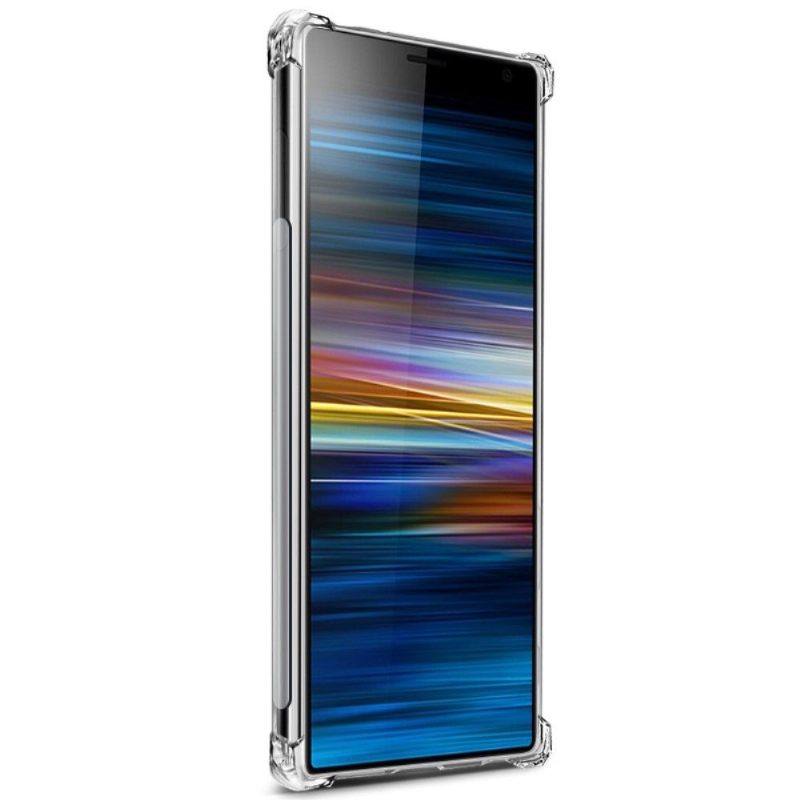 Θήκη Sony Xperia 10 Plus Διαφανές + Προστατευτική Μεμβράνη