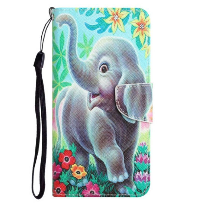 Κάλυμμα Xiaomi 12T / 12T Pro με κορδονι Don't Touch Me Elephant With Strap