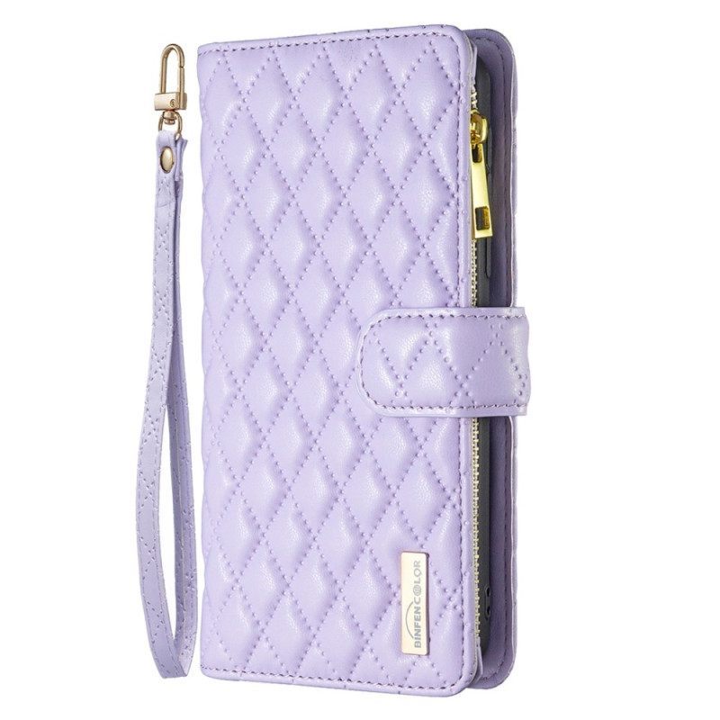 Θήκη Flip Xiaomi 12T / 12T Pro Binfen Color Style Quilted