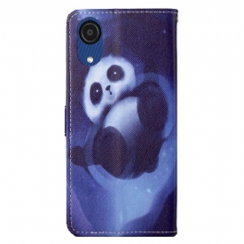 δερματινη θηκη Samsung Galaxy A03 Core Panda