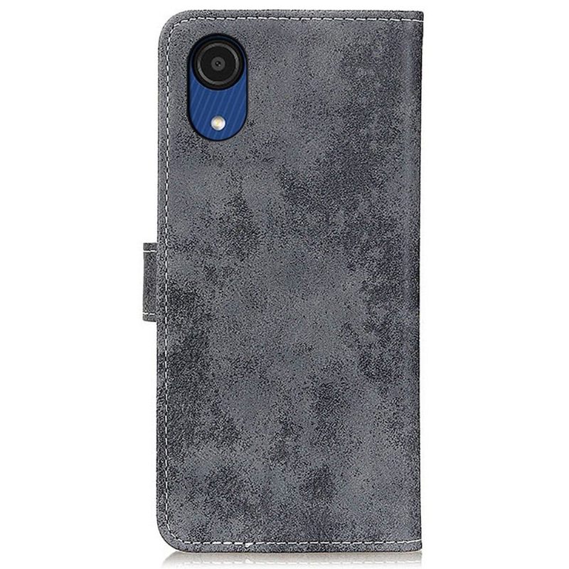 Κάλυμμα Samsung Galaxy A03 Core Cyrius Faux Leather Vintage