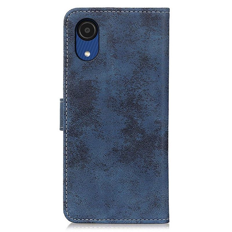 Κάλυμμα Samsung Galaxy A03 Core Cyrius Faux Leather Vintage