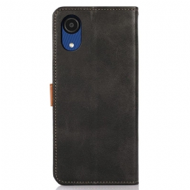 Κάλυμμα Samsung Galaxy A03 Core Khazneh Bicolor Faux Leather