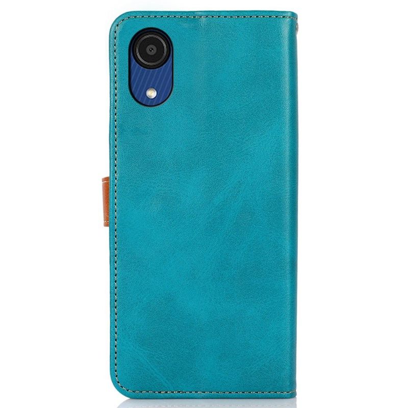 Κάλυμμα Samsung Galaxy A03 Core Khazneh Bicolor Faux Leather