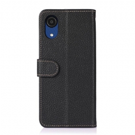 Κάλυμμα Samsung Galaxy A03 Core Khazneh Grained Leather