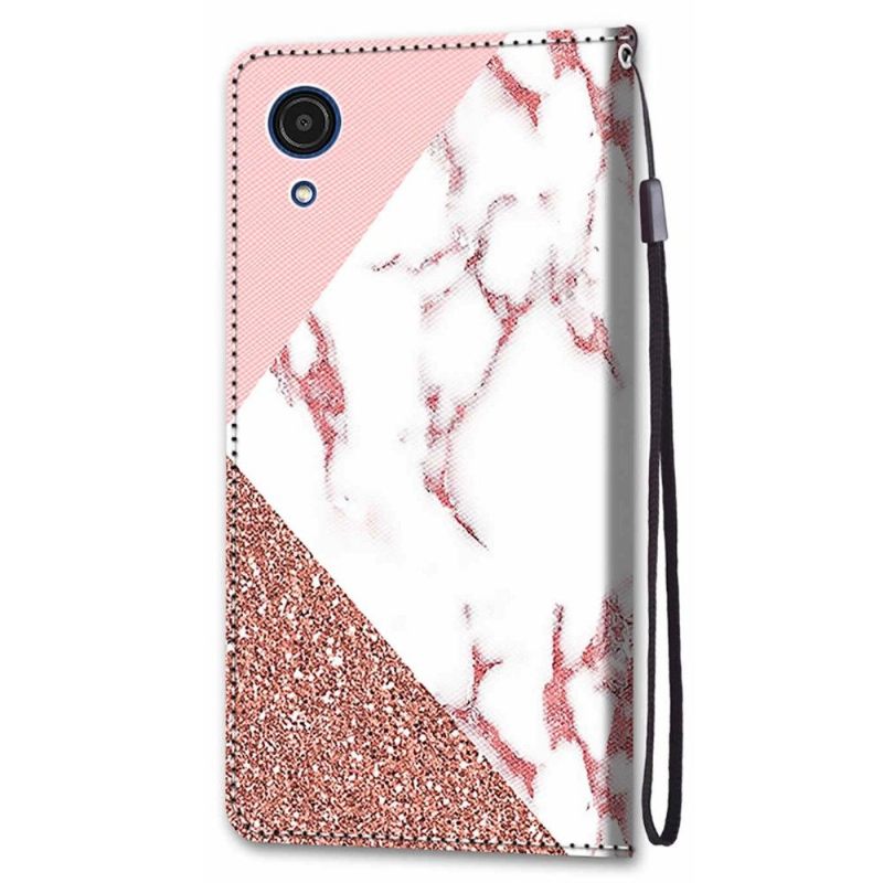 Κάλυμμα Samsung Galaxy A03 Core Marble Glitter