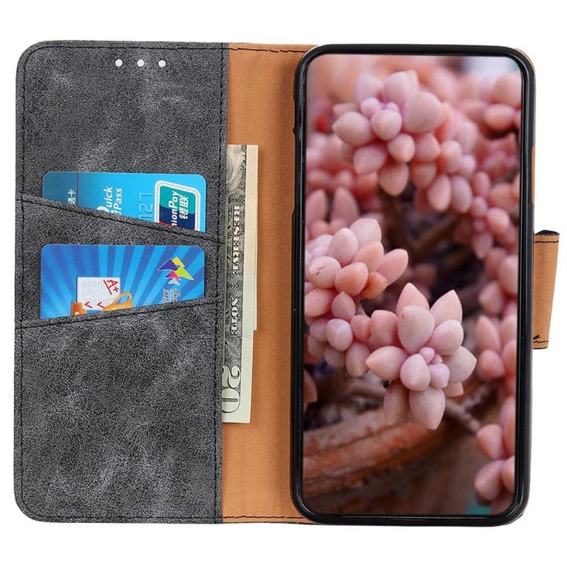 Θήκη Flip Samsung Galaxy A03 Core Edouard Faux Leather Vintage