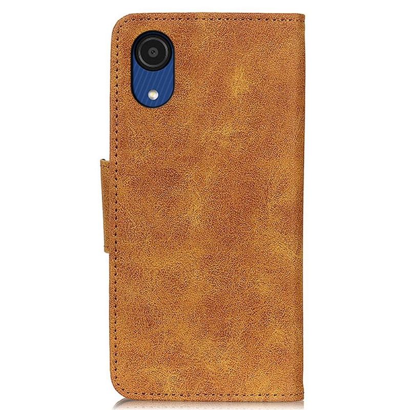 Θήκη Flip Samsung Galaxy A03 Core Edouard Faux Leather Vintage