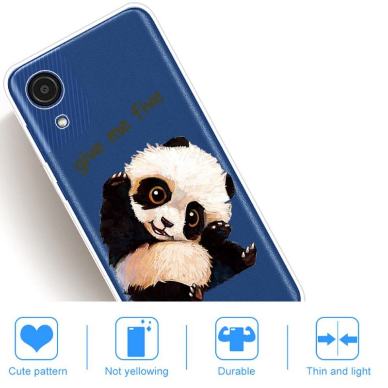 Θήκη Samsung Galaxy A03 Core Panda"δώσε Μου Πέντε"