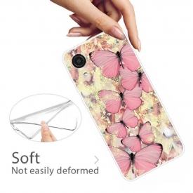 Θήκη Samsung Galaxy A03 Core Pink Butterflies