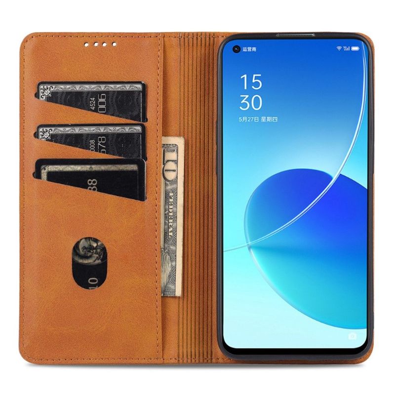 δερματινη θηκη Oppo Reno 6 5G πορτοφολι Azns Faux Leather