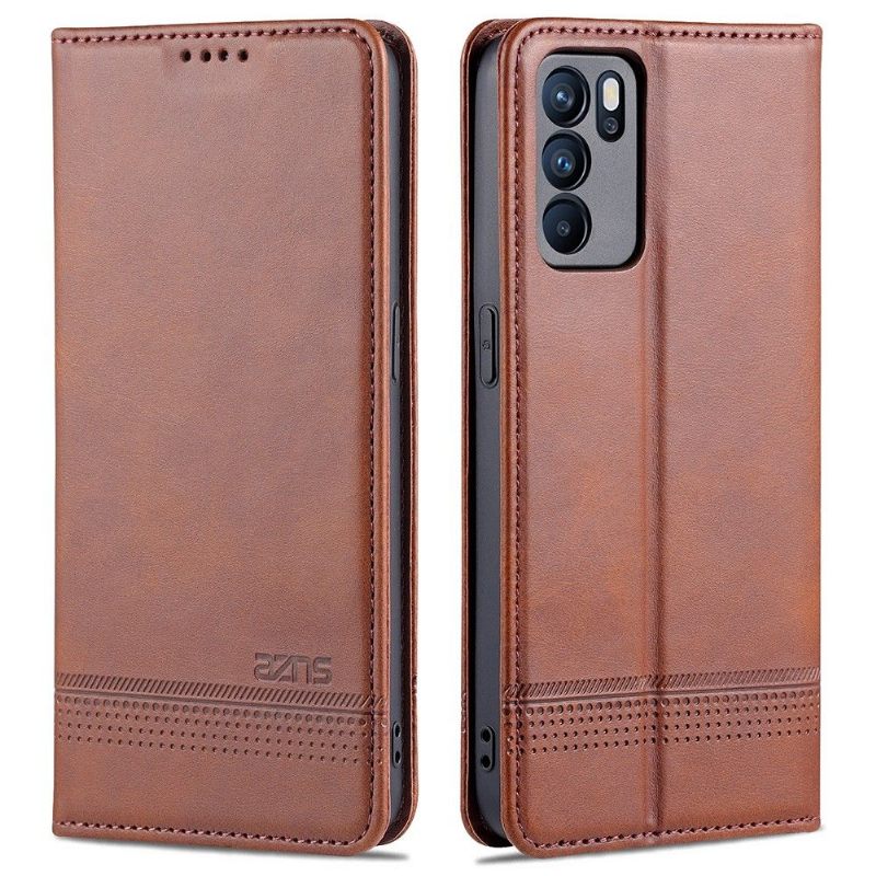 δερματινη θηκη Oppo Reno 6 5G πορτοφολι Azns Faux Leather