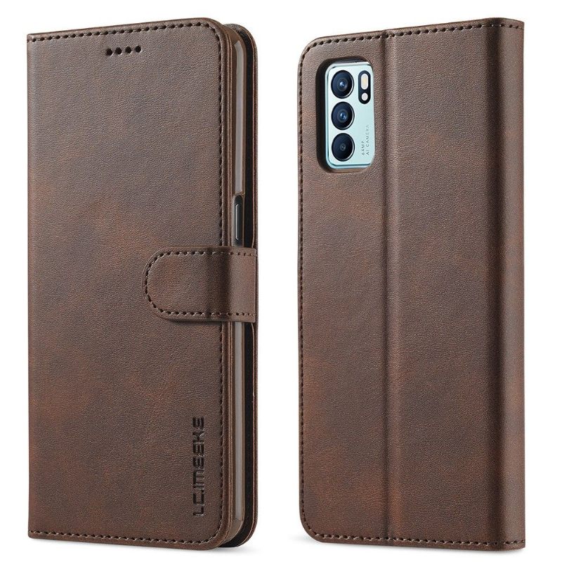 Κάλυμμα Oppo Reno 6 5G Leather Effect Lc.imeeke