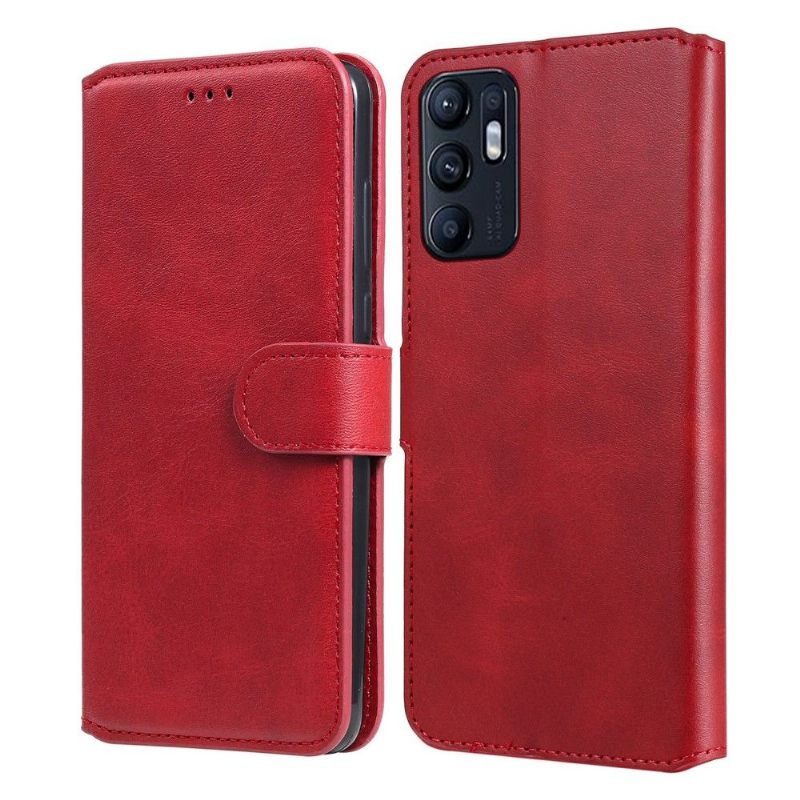 Κάλυμμα Oppo Reno 6 5G Louise Leather Effect