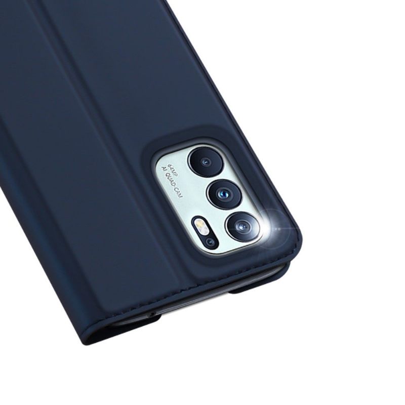 Θήκη Flip Oppo Reno 6 5G Business Satin Effect