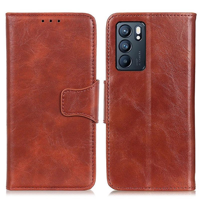 Θήκη Flip Oppo Reno 6 5G Edouard Faux Leather