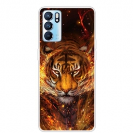 Θήκη Oppo Reno 6 5G Fire Tiger