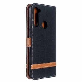 Θήκη Flip Xiaomi Redmi Note 8T δερματινη θηκη Folio Covering Fabric