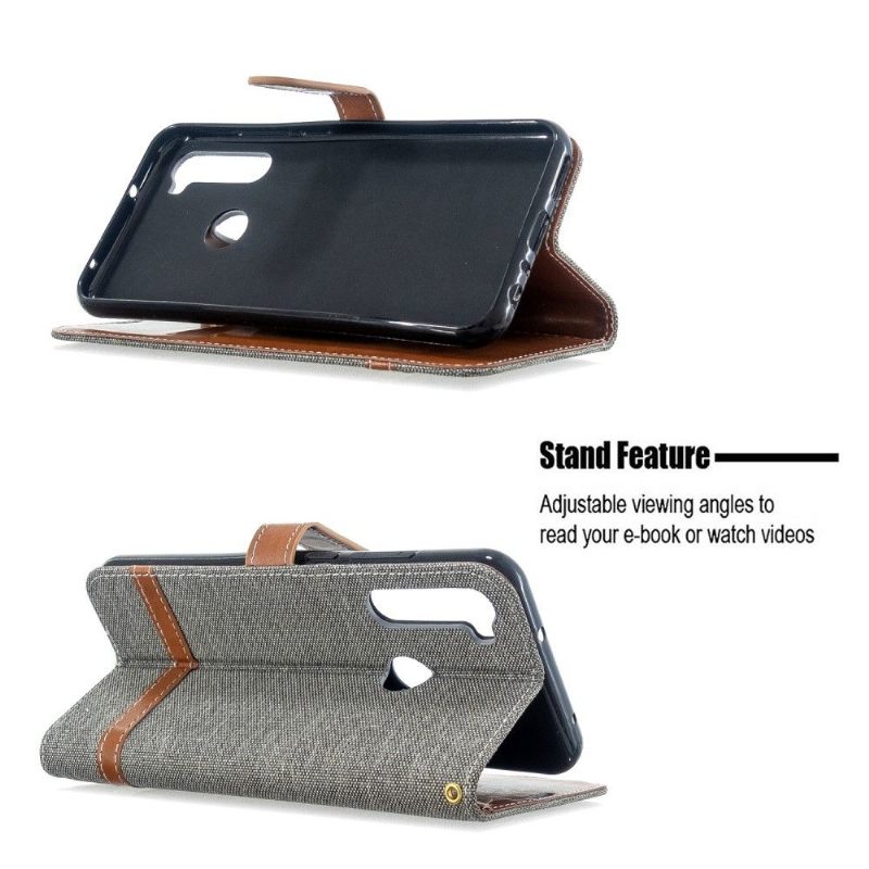 Θήκη Flip Xiaomi Redmi Note 8T δερματινη θηκη Folio Covering Fabric