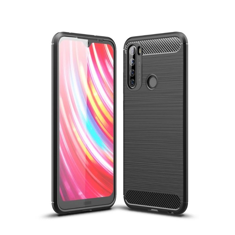 Θήκη Xiaomi Redmi Note 8T Carbon Brushed Gel - Μαύρο