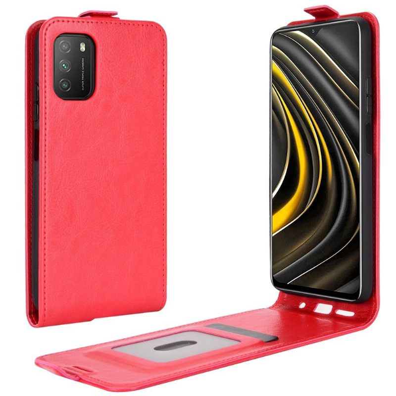 Κάλυμμα Poco M3 Θήκη Flip Faux Leather Vertical