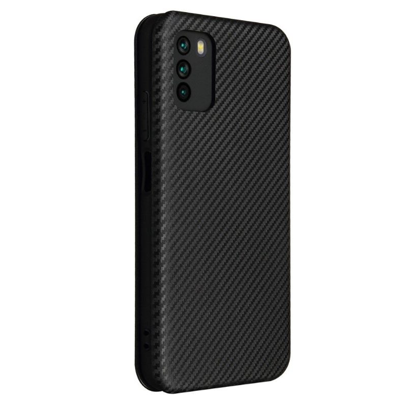 Θήκη Flip Poco M3 Effect Carbon Fiber