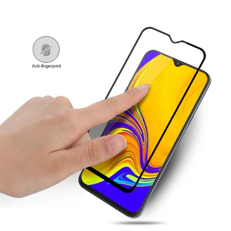 Samsung Galaxy A50 - Full Size Tempered Glass Screen Protector - Μαύρο