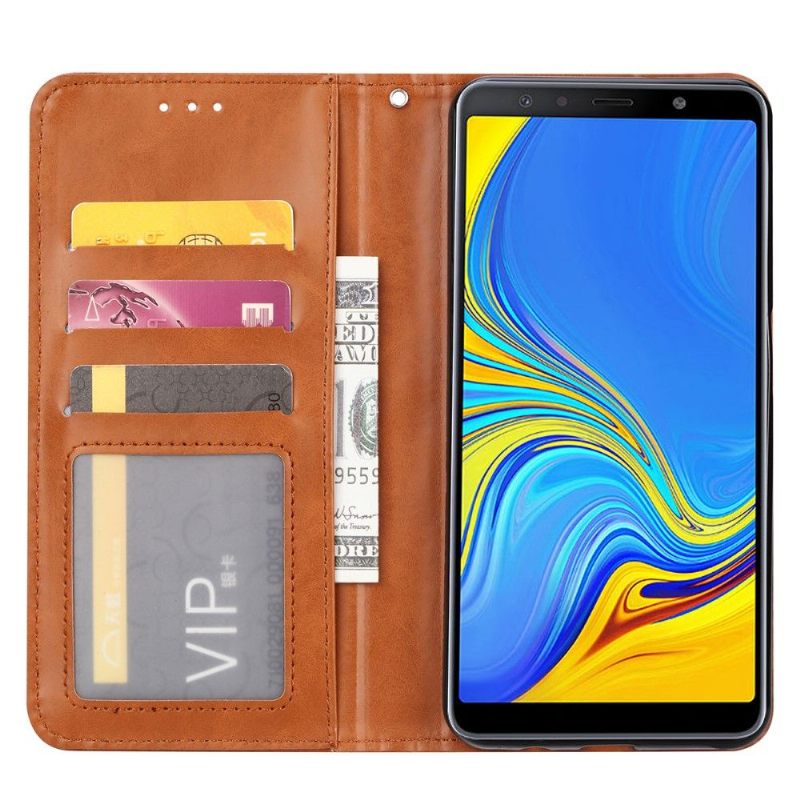 Θήκη Flip Samsung Galaxy A50 Δερμάτινη Θήκη Βάσης Για Κάρτες