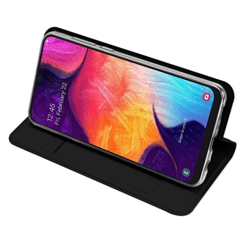 Θήκη Flip Samsung Galaxy A50 Επαγγελματική Απομίμηση Δέρματος