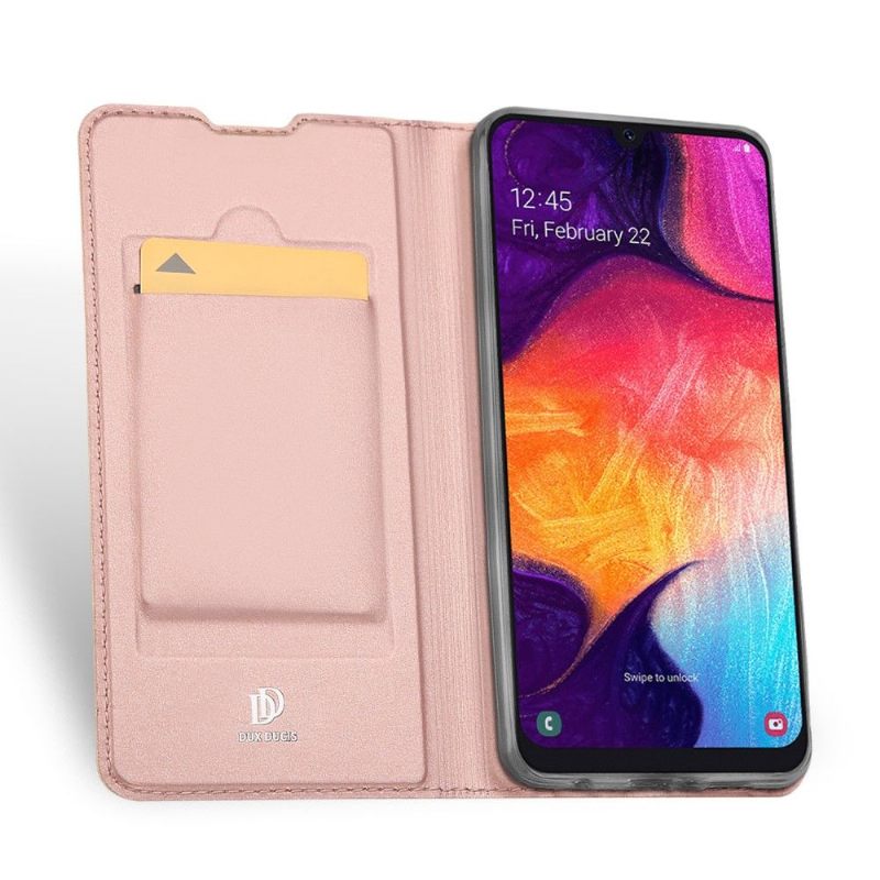 Θήκη Flip Samsung Galaxy A50 Επαγγελματική Απομίμηση Δέρματος