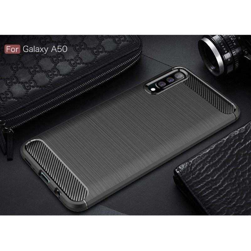 Θήκη Samsung Galaxy A50 Carbon Brushed Gel