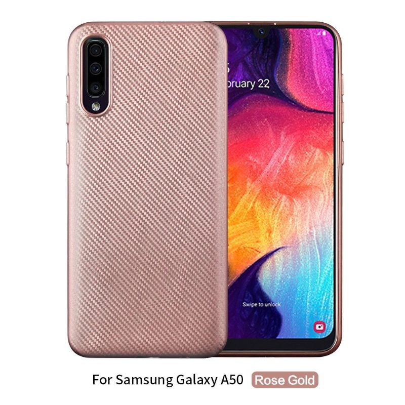 Θήκη Samsung Galaxy A50 Επικάλυψη Από Ανθρακονήματα