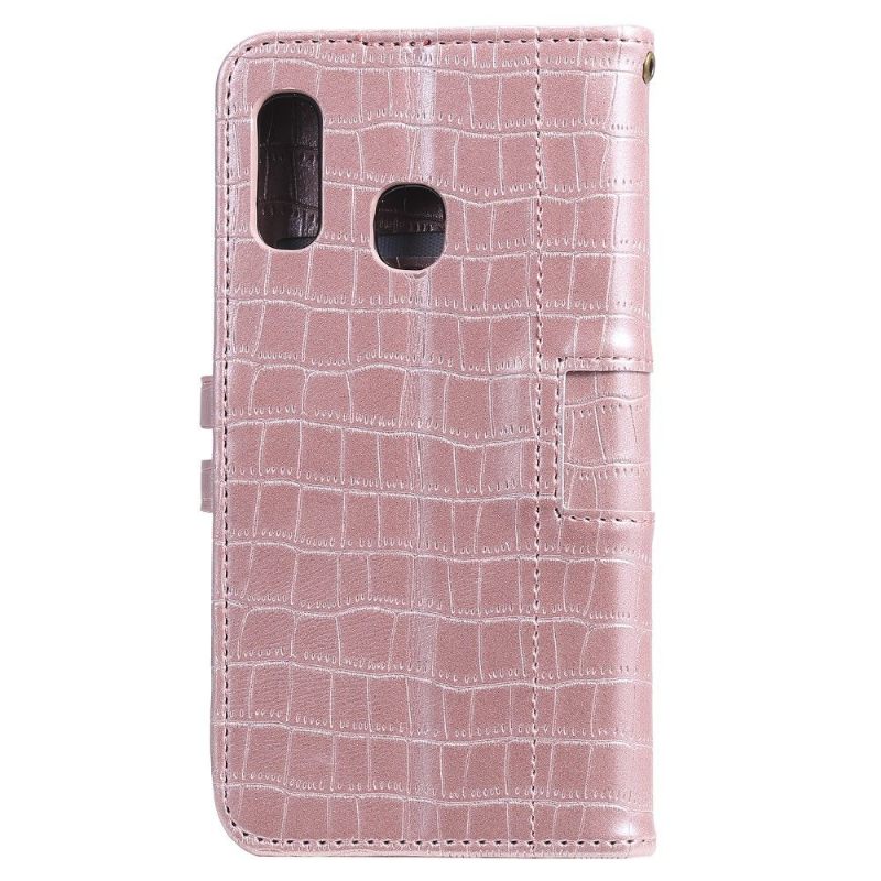 δερματινη θηκη Samsung Galaxy A20e Croc Effect Leather Style