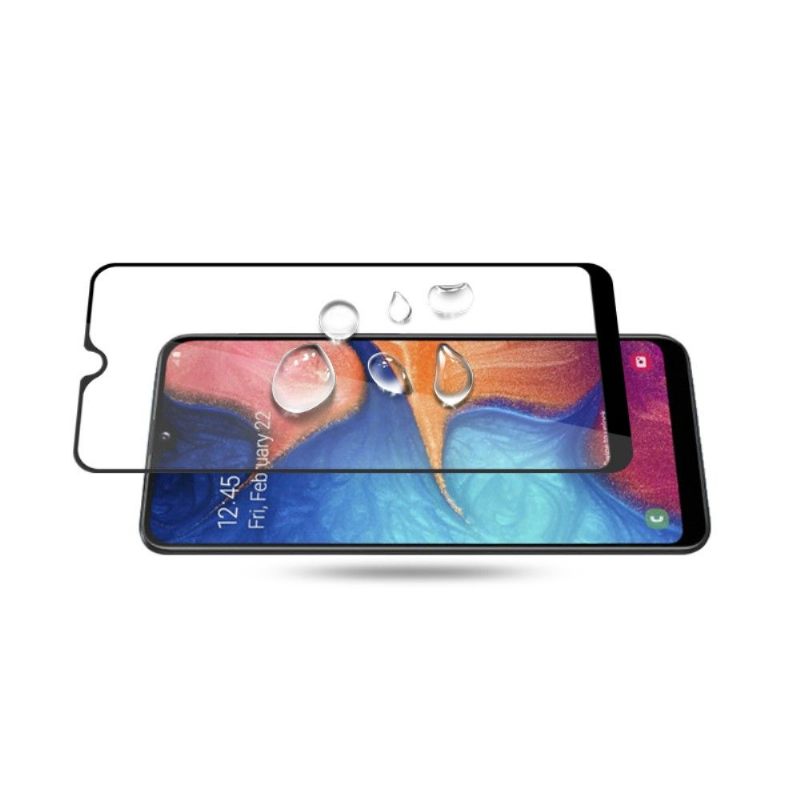 Samsung Galaxy A20E - Full Size Tempered Glass Screen Protector - Μαύρο