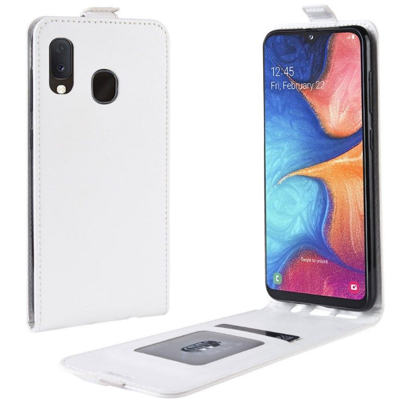 Θήκη Flip Samsung Galaxy A20e δερματινη θηκη Faux Leather Vertical