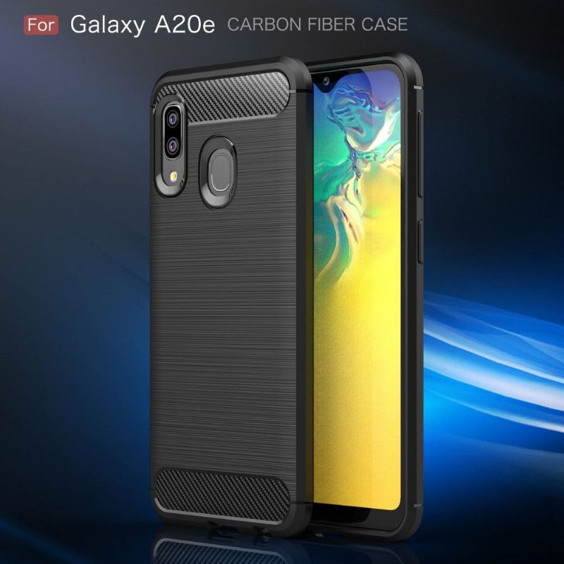 Θήκη Samsung Galaxy A20e Carbon Brushed Gel