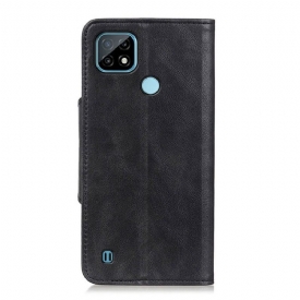 Κάλυμμα Realme C21 Full Protect Matte Faux Leather