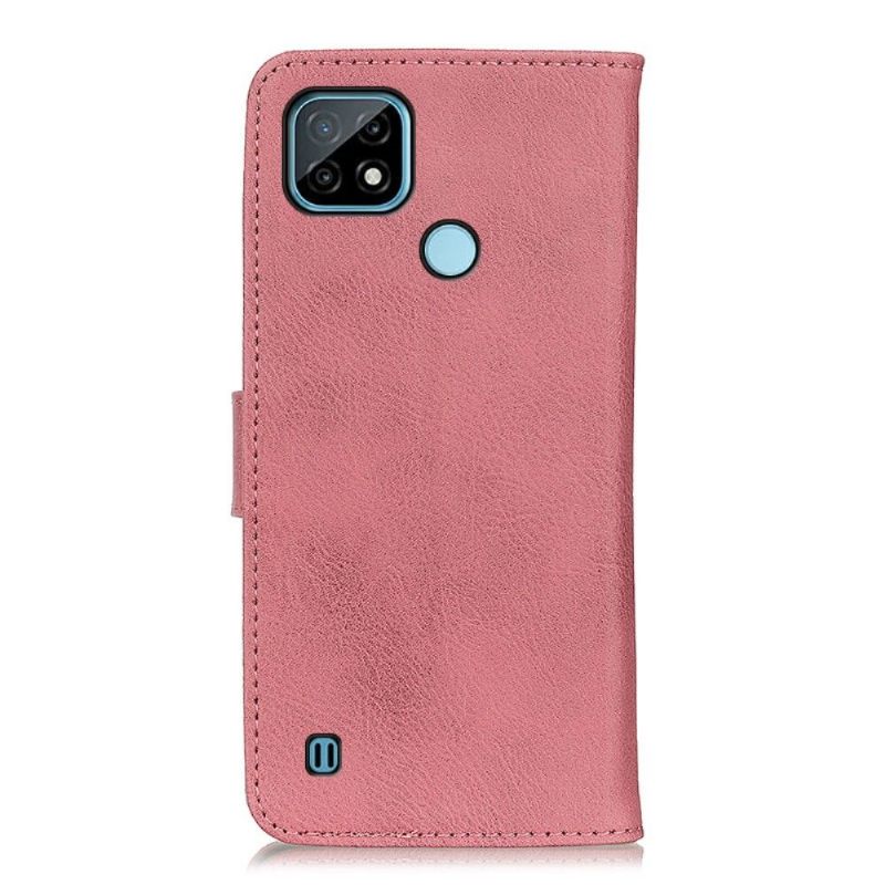 Κάλυμμα Realme C21 Κάτοχος Κάρτας Khazneh Leather Effect