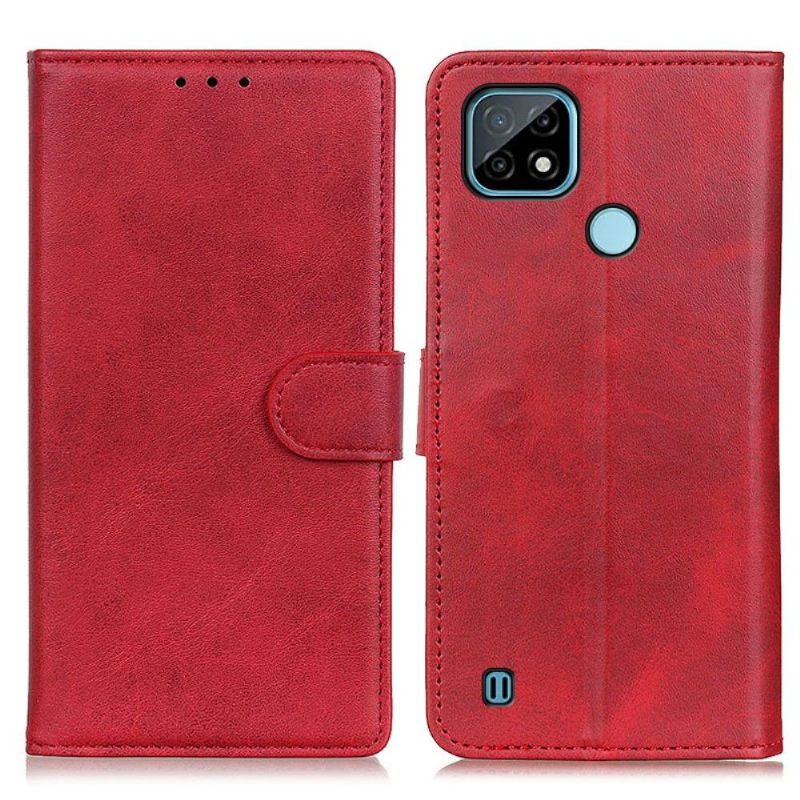 Κάλυμμα Realme C21 Marius Matte Leather Effect