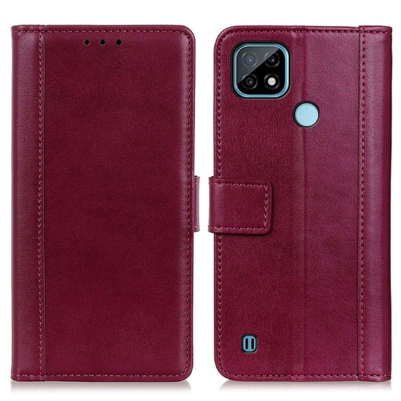 Κάλυμμα Realme C21 Θήκη Flip Cerena Faux Leather Folio