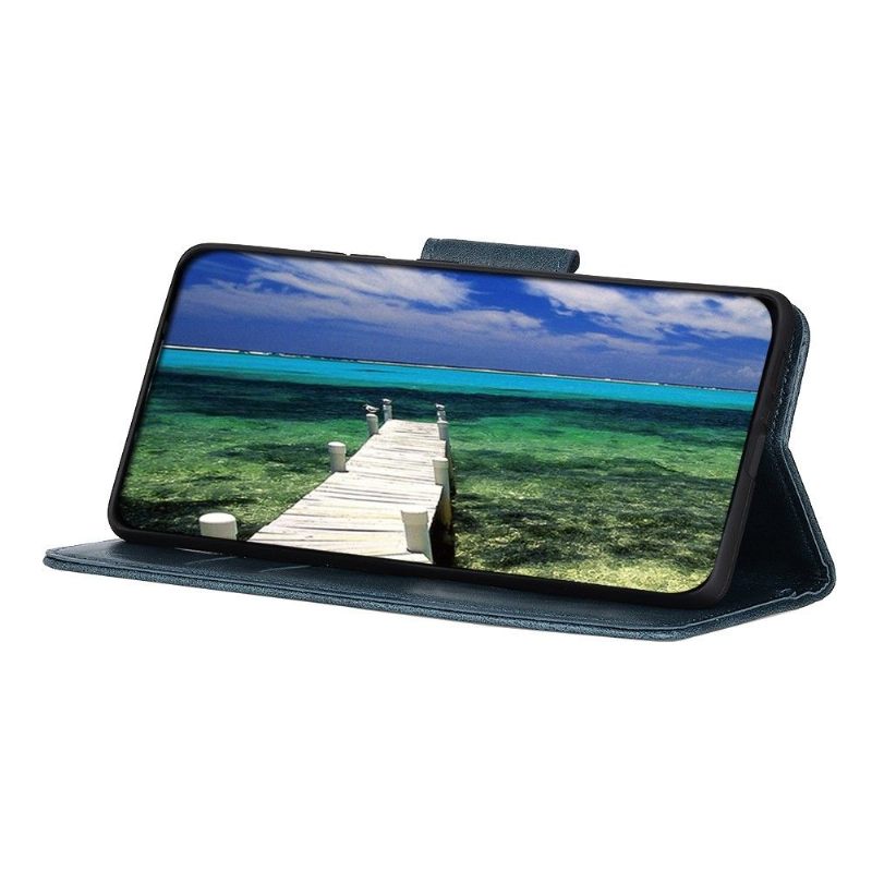 Θήκη Flip Realme C21 δερματινη θηκη Λειτουργία Βάσης Folio Από Συνθετικό Δέρμα